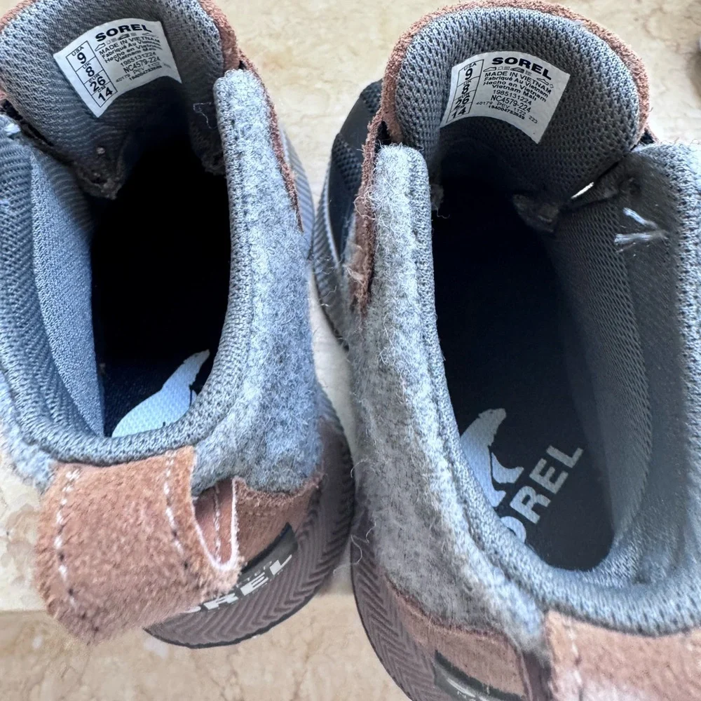 Kids' Brown and Gray Shoes - Picture 6 of 6